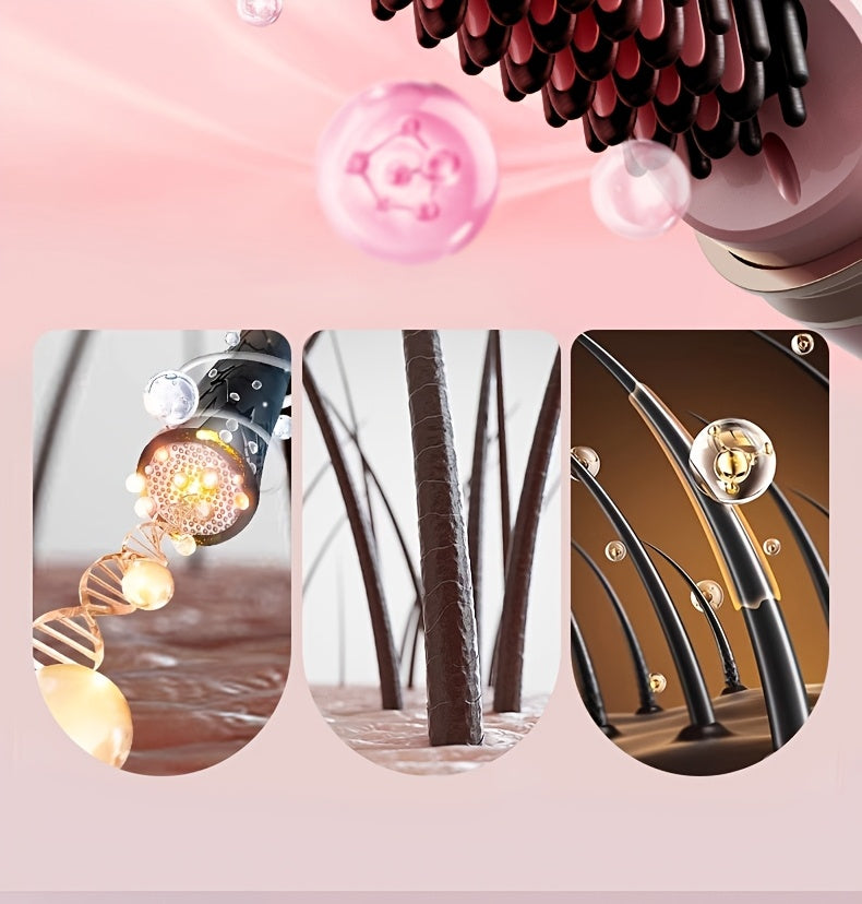 Rechargeable Wireless Hair Straightener & Curler - Gentle on Hair, Portable Styling Tool with USB Charging