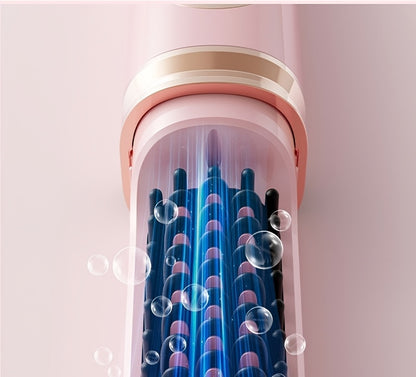 Rechargeable Wireless Hair Straightener & Curler - Gentle on Hair, Portable Styling Tool with USB Charging