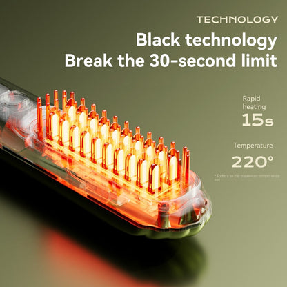 Smart Hair Straightener with Charging, Round Teeth No Damage to Hair, Constant Temperature Styling, Lazy Portable, Natural Volume Face Shaping Essential for Women's Travel