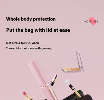 Rechargeable Wireless Hair Straightener & Curler - Gentle on Hair, Portable Styling Tool with USB Charging