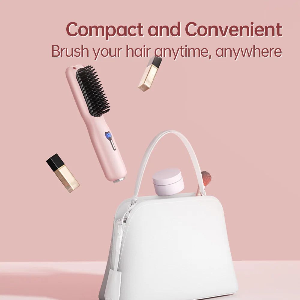 Hair Straightener Electric  Combs Multifunctional Straight Comb Professional Negative Ion Anti-Scalding Hair Styling