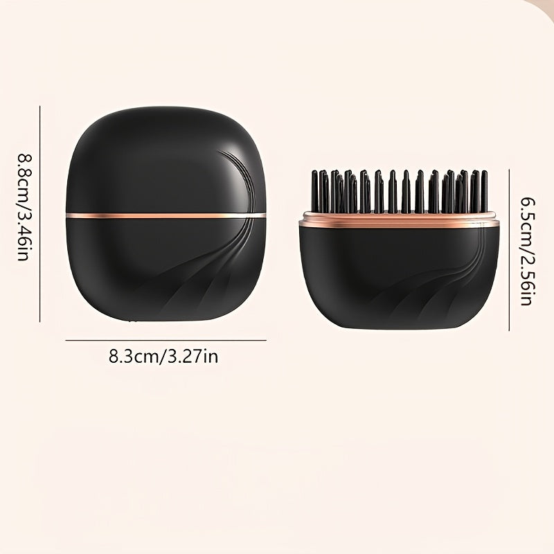 Mini portable hair straightener with adjustable temperature for travel